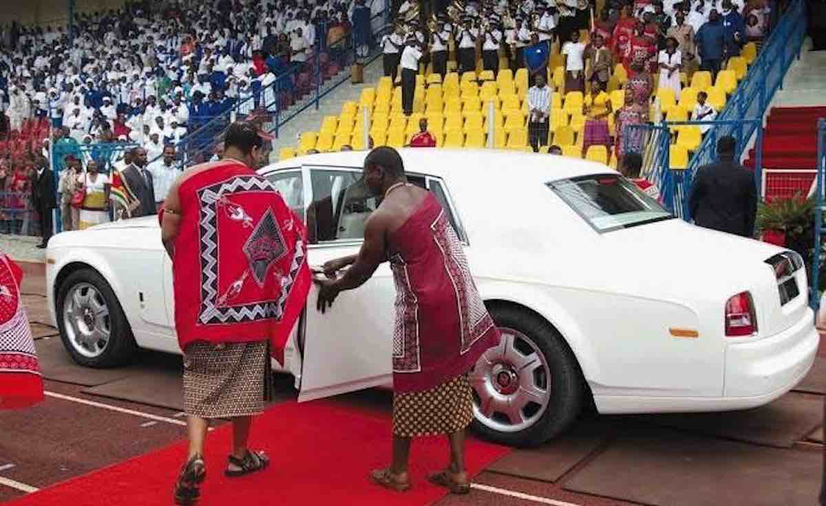King Mswati car