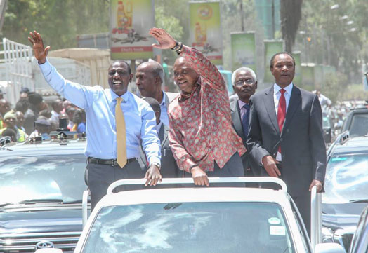 President Uhuru silk shrt
