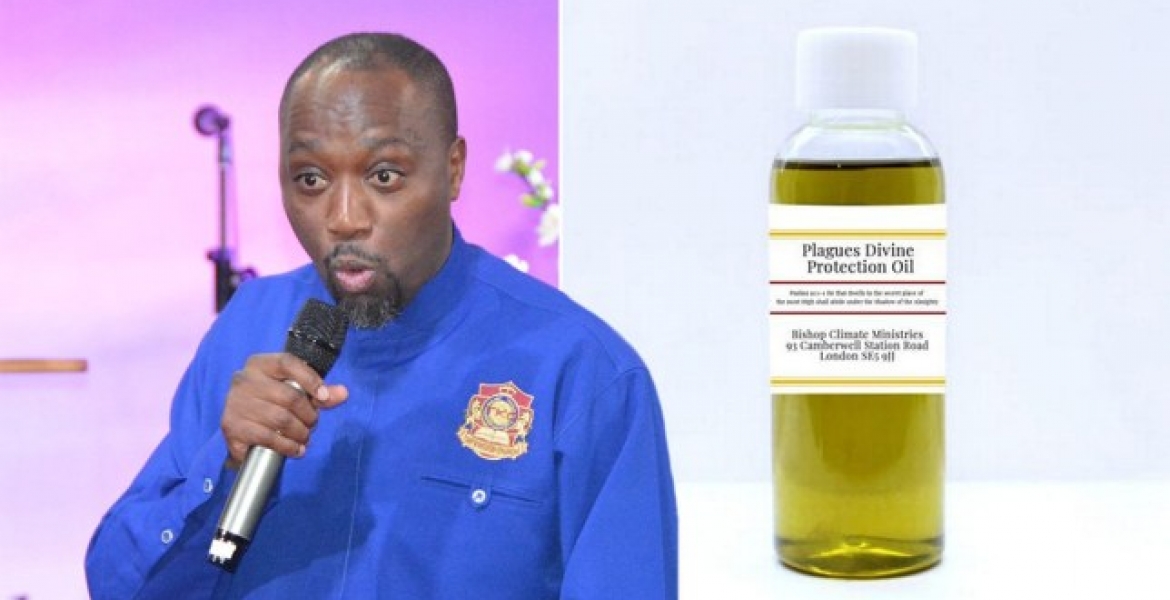 UK-Based Kenyan Preacher Under Probe for Selling Covid-19 ‘Protection Oil’ for £91