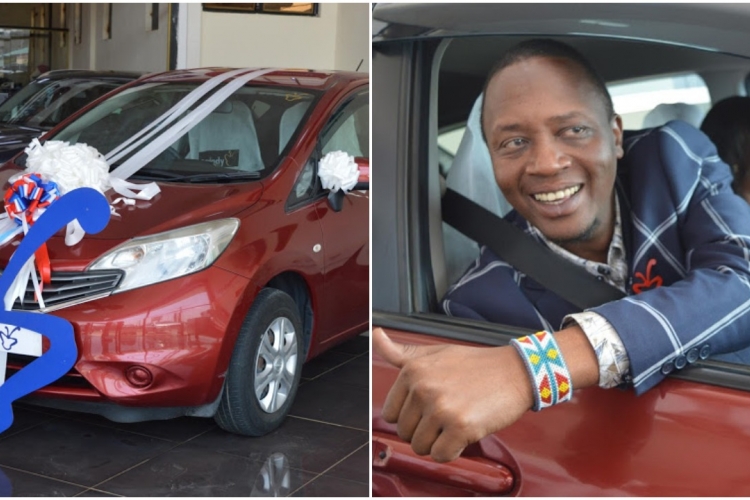 President Uhuru’s Look-Alike Michael Gitonga Gifted Sh700,000 Car by Maridady Motors