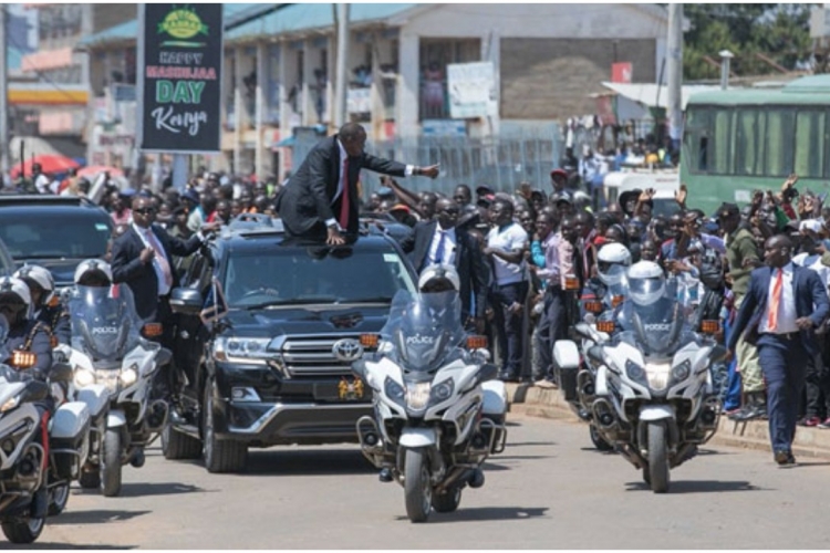 Security Lapse: Man Drives into State House After Following Uhuru's Motorcade 