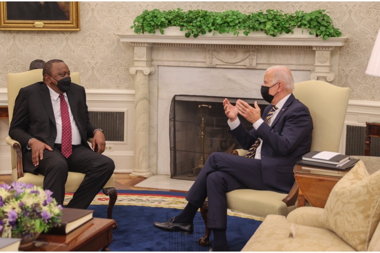Uhuru Holds Talks with Biden in Historic White House Meeting 