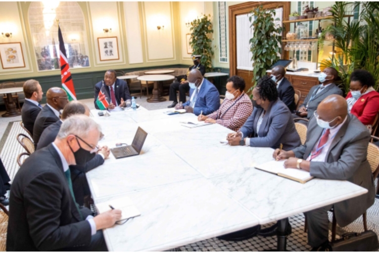 President Uhuru Briefed on Progress of Kenya-UK Health Alliance