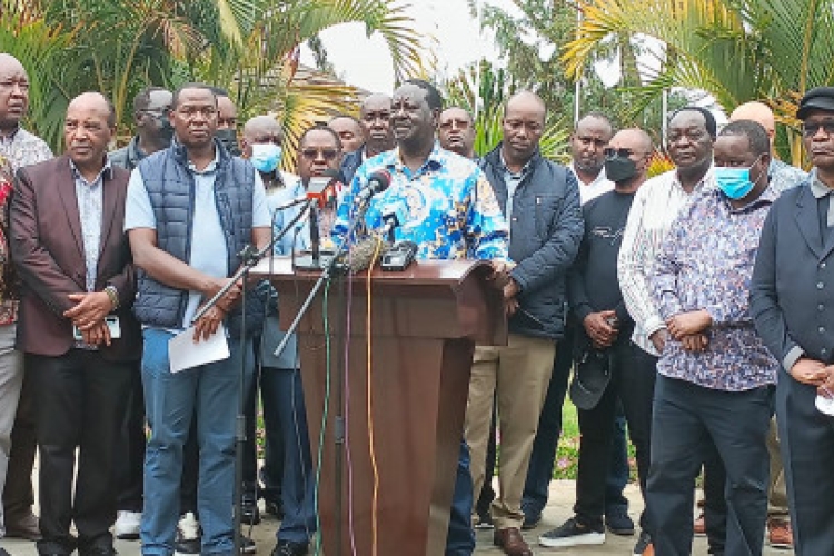 Over 30 Governors Throw Their Weight Behind Raila’s 2022 Presidential Bid 