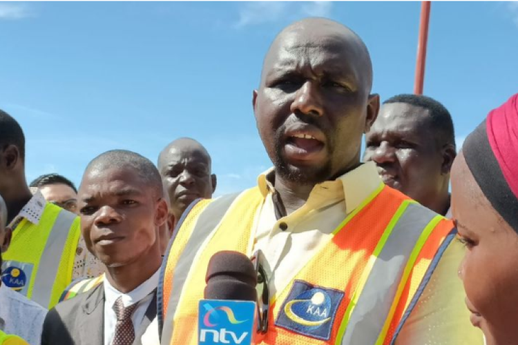 CS Murkomen Holds Uhuru Government Accountable for JKIA Roof Leakage