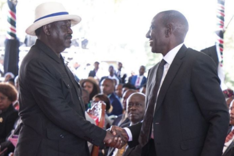 Ruto to Formally Endorse Raila Odinga's AU Bid Next Week