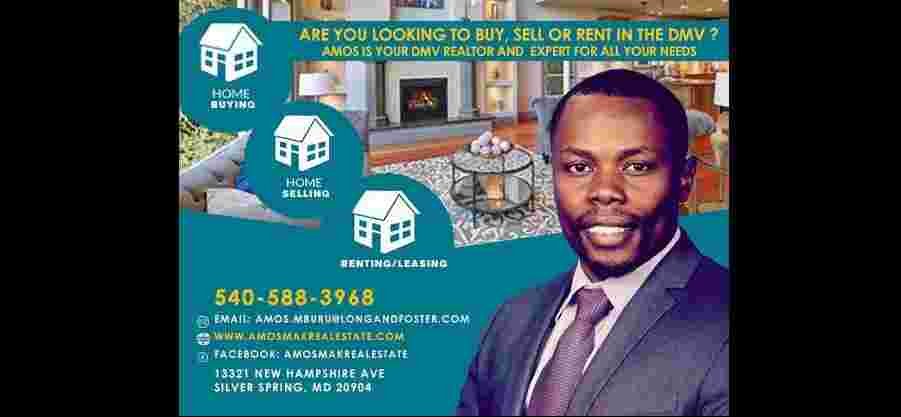 Looking to Buy, Sell or Rent in the DMV? Amos is Your DMV Realtor and Expert