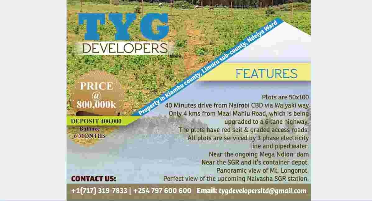 Plots for Sale in Limuru, Kiambu County