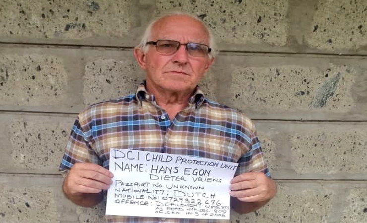 Police in Nairobi Arrest Dutch Sex Pest who Disappered in 2016
