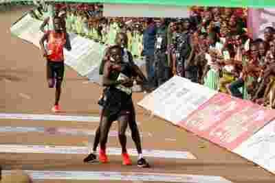 Kenyan Athlete Awarded $15,000 after Giving Up on Winning Marathon to Rescue Collapsed Rival