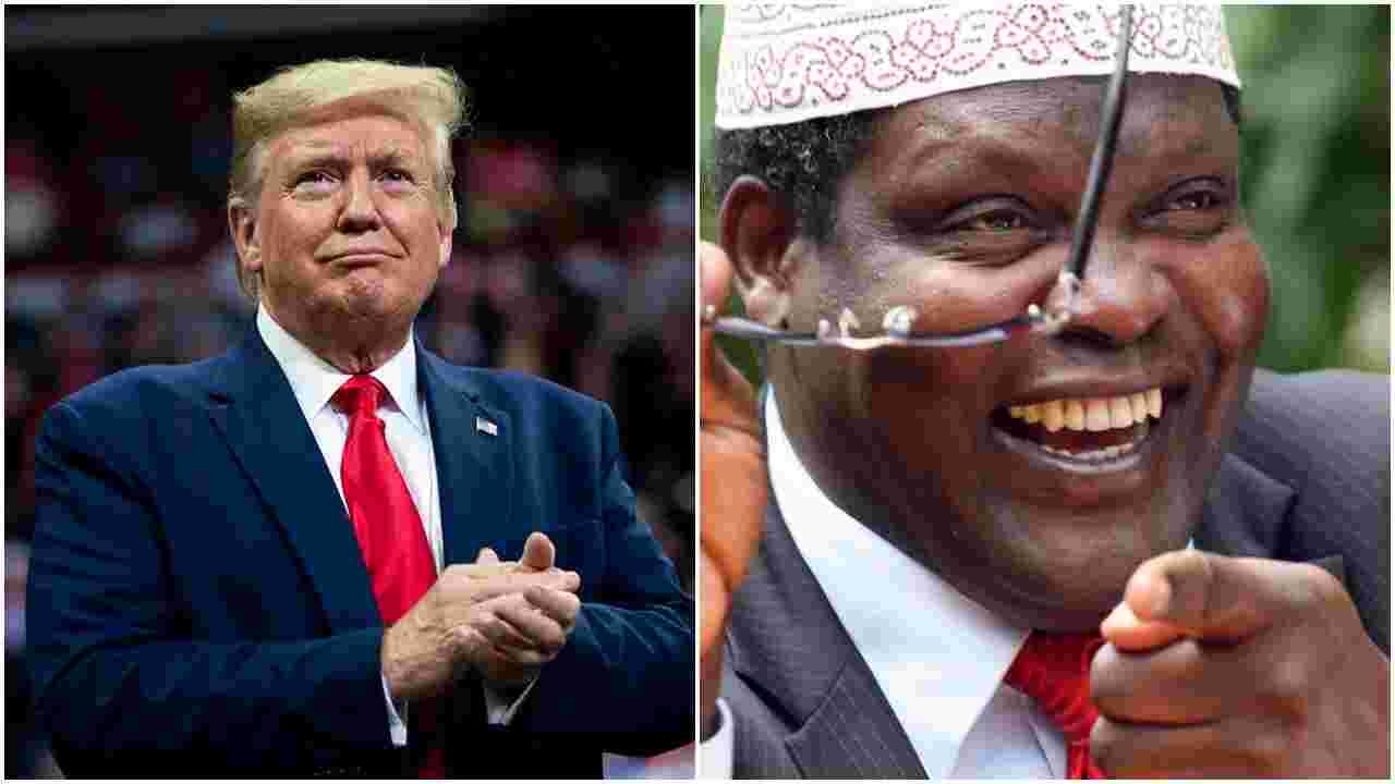 Miguna Miguna Offers to 'Swear-In' Trump as the "People's President"