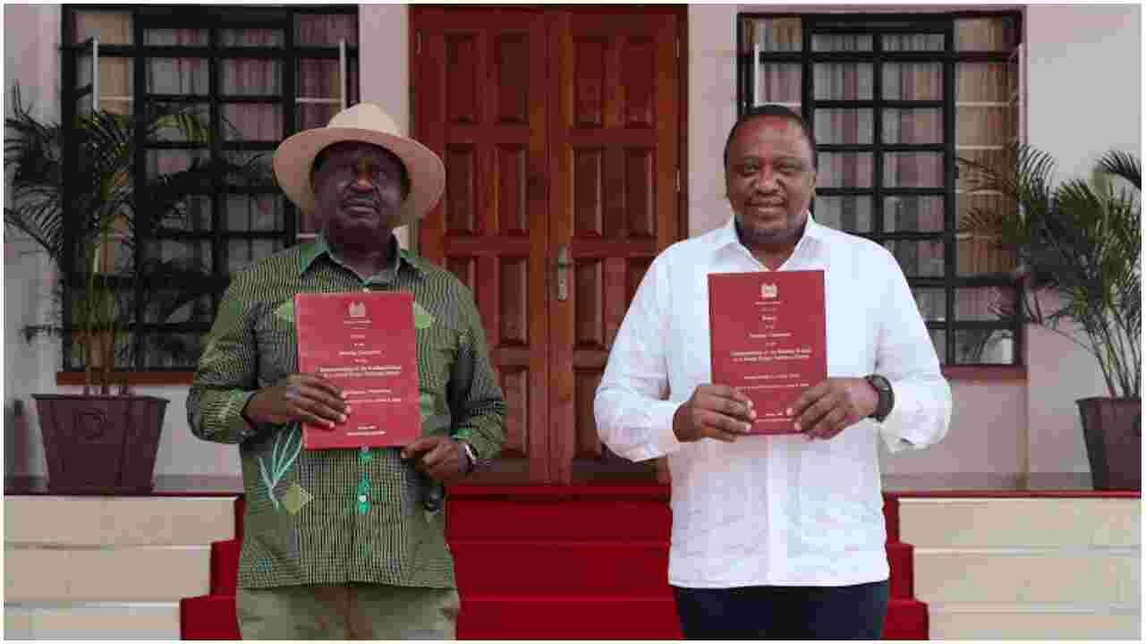 Uhuru, Raila Names Missing in BBI Verified Signatures