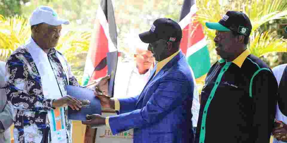 Speaker Justin Muturi Signs a Coalition Pact with Ruto’s Kenya Kwanza Alliance
