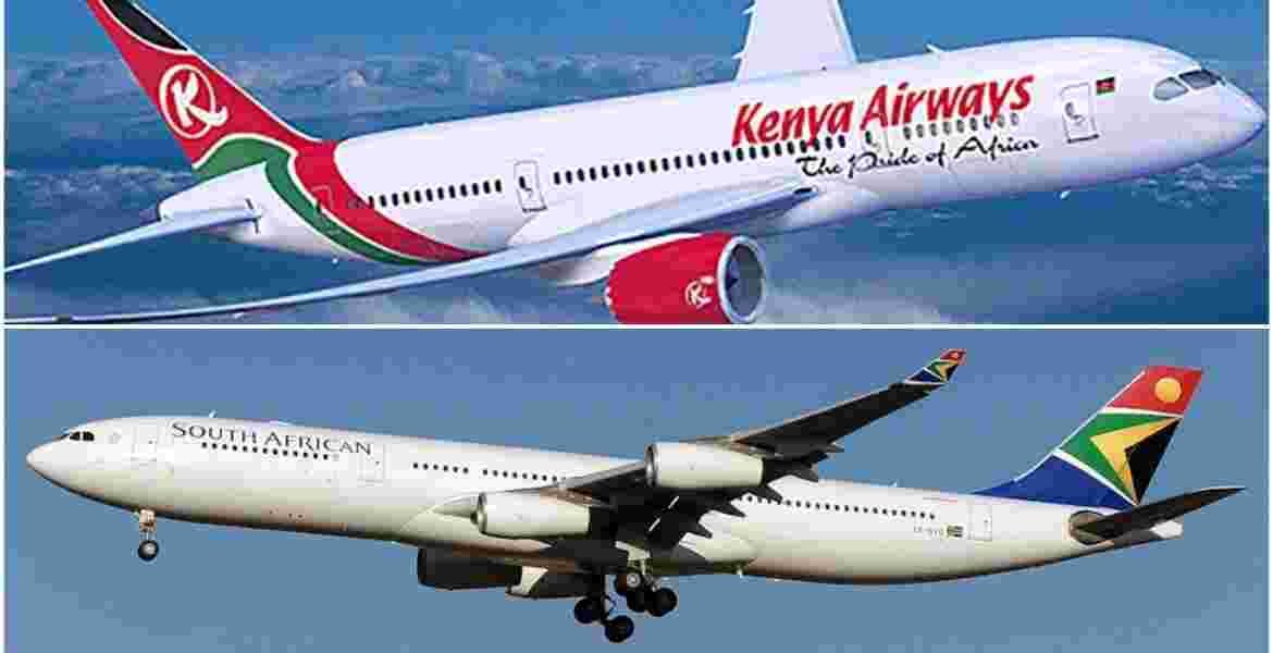 Kenya Airways and South African Airways Sign Code-Share Deal for African Travel