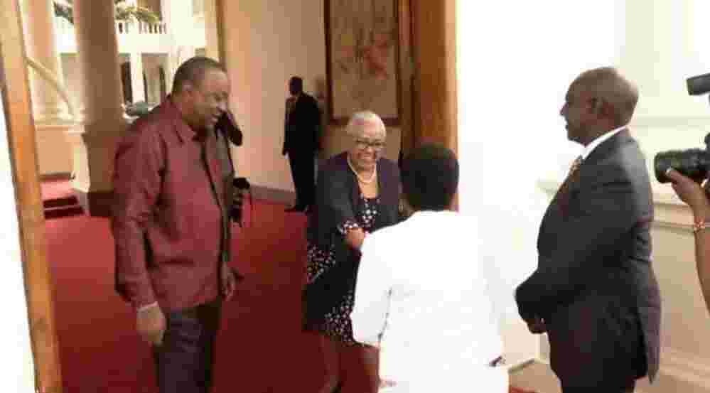 Uhuru Meets President-elect Ruto at State House Ahead of His Swearing-in