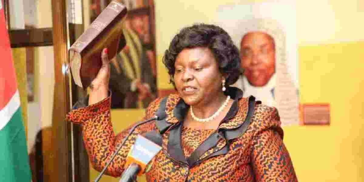 Mary Wanyoyi Chebukati Sworn in as CRA Chairperson