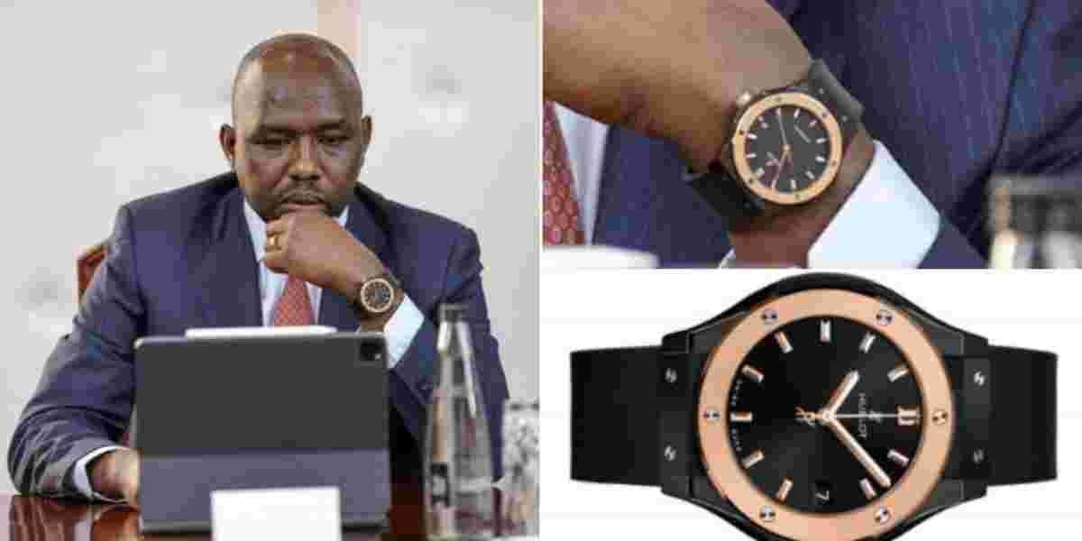 Cabinet Secretary Kipchumba Murkomen Expounds on Passion for Expensive Watches 