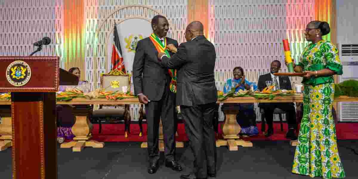 President William Ruto Receives Ghana's Highest Honor