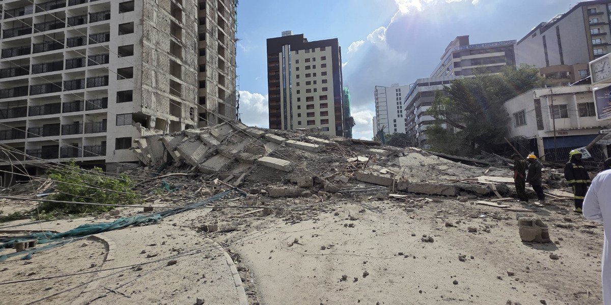 Two Feared Dead After Building Under Construction Collapses in South C