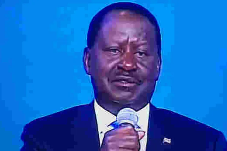 Raila Debates Solo as President Uhuru Skips Presidential Debate