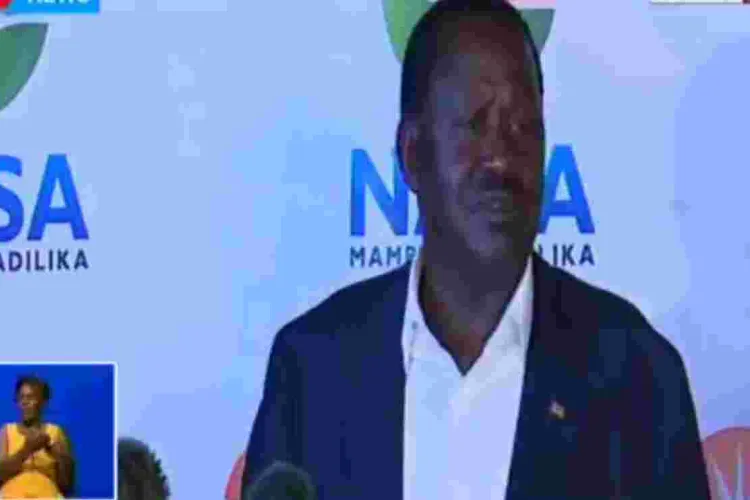 Raila Rejects Provisional Presidential Results Being Announced by IEBC, Calls Them "Fake" and "Fictitious"