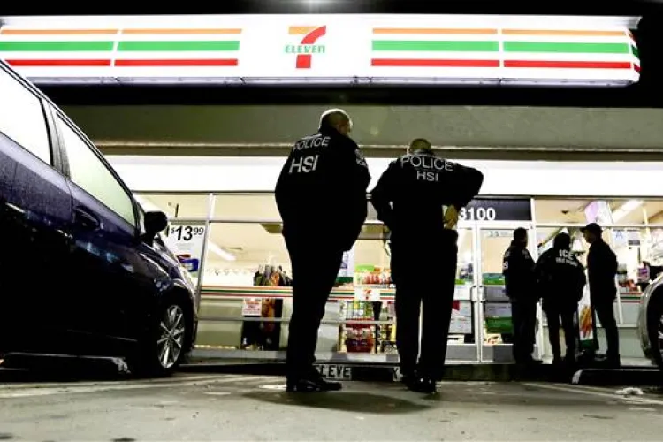 ICE Raids 7-Eleven Stores across the US in Crackdown on Undocumented Workers