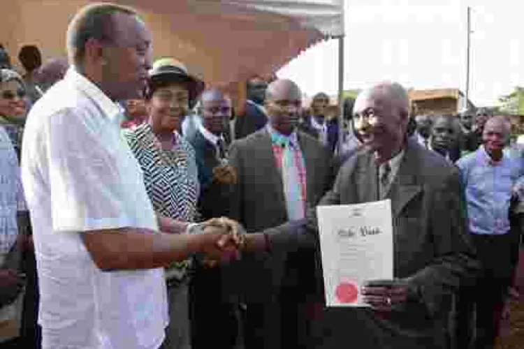 President Kenyatta to Issue 50,000 Title Deeds to Nairobi's Eastlands Residents 