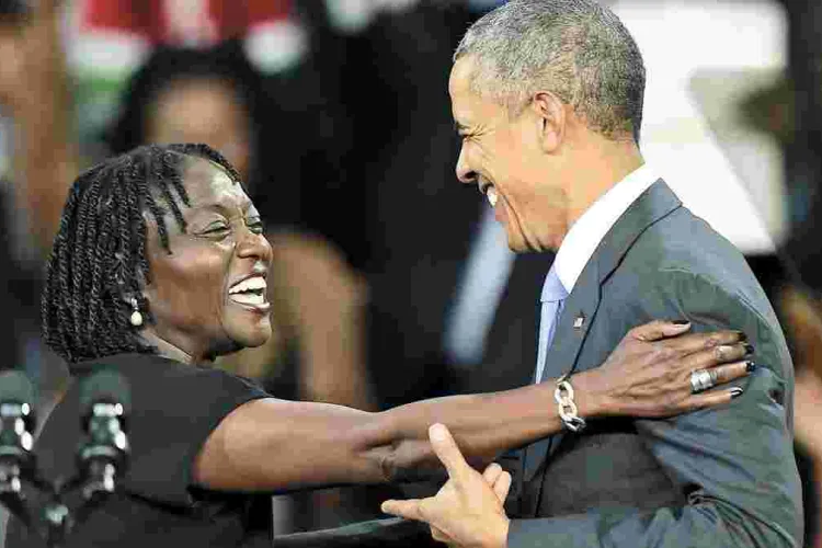 Auma Obama's Begging Comments About Kenyans Lands Her in Trouble with Online Users 