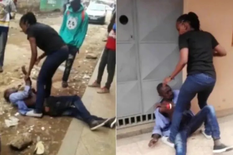 Authorities Launch Hunt for Nairobi Woman Videotaped Beating Up Man [VIDEO]