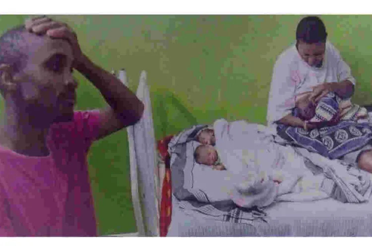 28-Year-Old Kenyan Father of Twins Collapses after Wife Delivers Triplets
