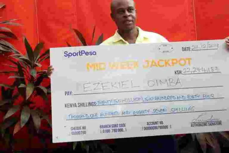 Kenya Ferry Services Mechanical Engineer Wins Sh22 Million SportPesa Jackpot