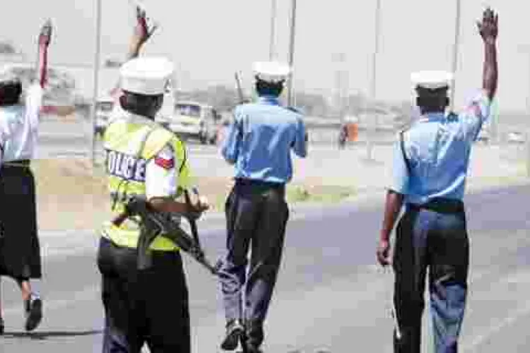 Cheeky Kenyan Matatu Driver Speeds Off with Two Traffic Officers before Dumping then in Forest