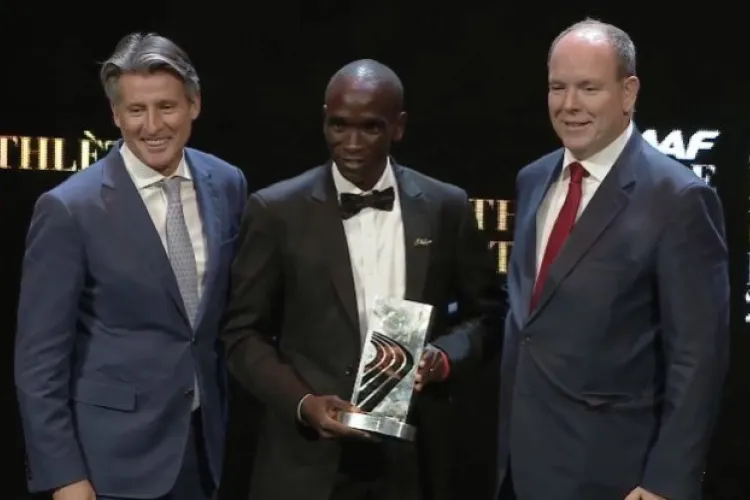 Kenyan Marathon Great Eliud Kipchoge Named World Male Athlete of the Year