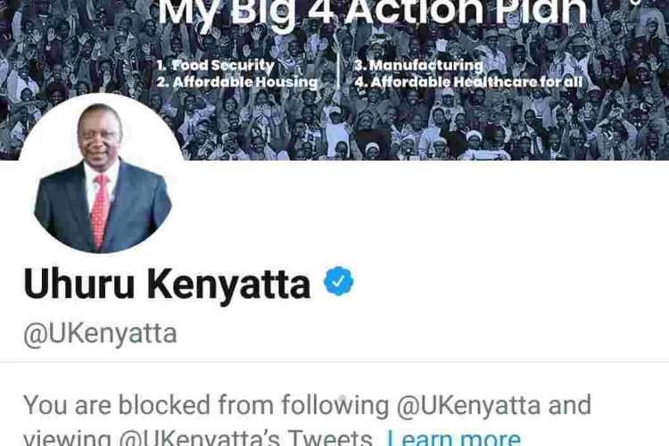 Kenyan Blogger Abraham Mutai Threatens to Sue President Kenyatta for Blocking Him on Twitter