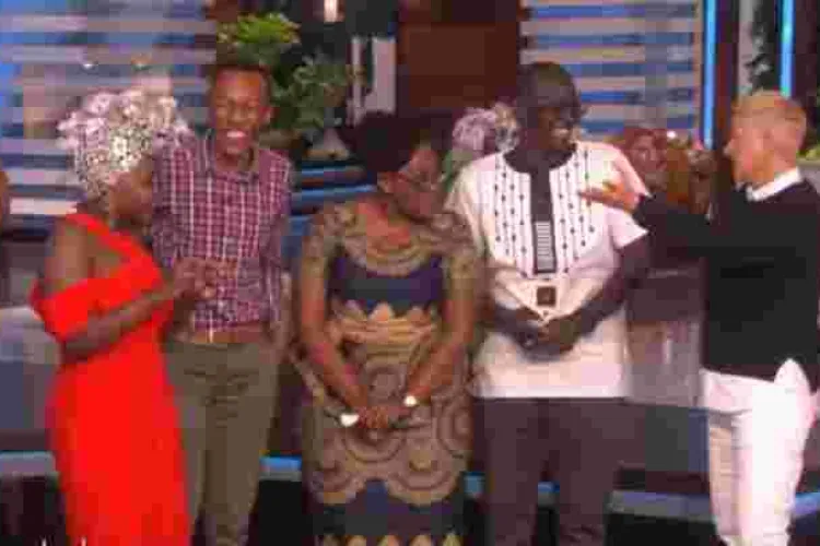 Reunited Kenyan Family Wins $50,000 on US Comedian Ellen Degeneres TV Show [VIDEO]