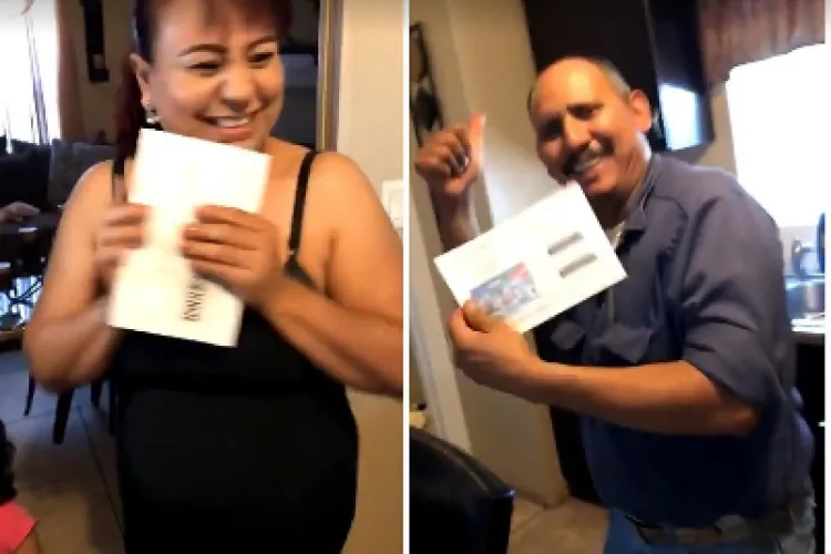 Video of Couple Rejoicing after 25-Year Wait for Green Cards Comes to End Goes Viral