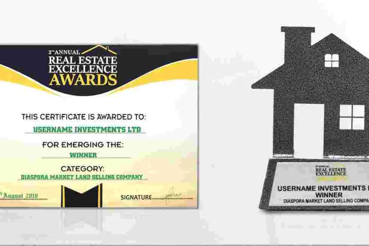 Username Investment Ltd. Wins the Coveted 2019 Diaspora Market Land Selling Company Award
