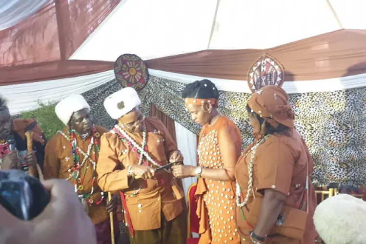 Nyandarua Governor Francis Kimemia, Wife Wed in Traditional Ceremony