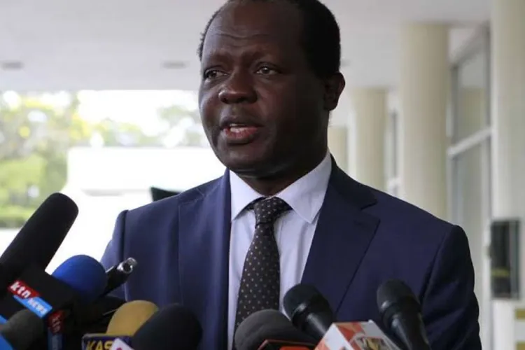 Jubilee Secretary General and CS without Portfolio Raphael Tuju Involved in a Road Accident