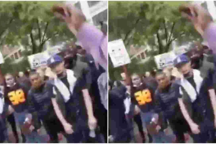 Man Believed to be Kenyan Leads US Protestors in Chanting 'Haki Yetu' Slogan