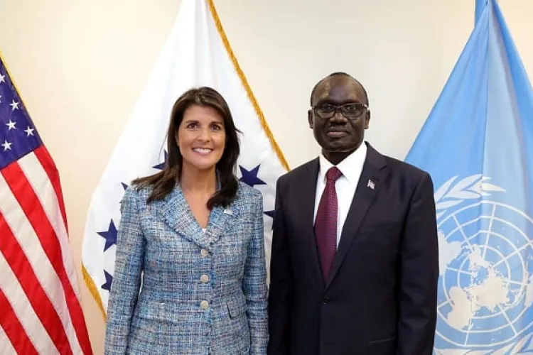 Trump Receives Credentials of New Kenyan Ambassador to the US Lazarus Amayo