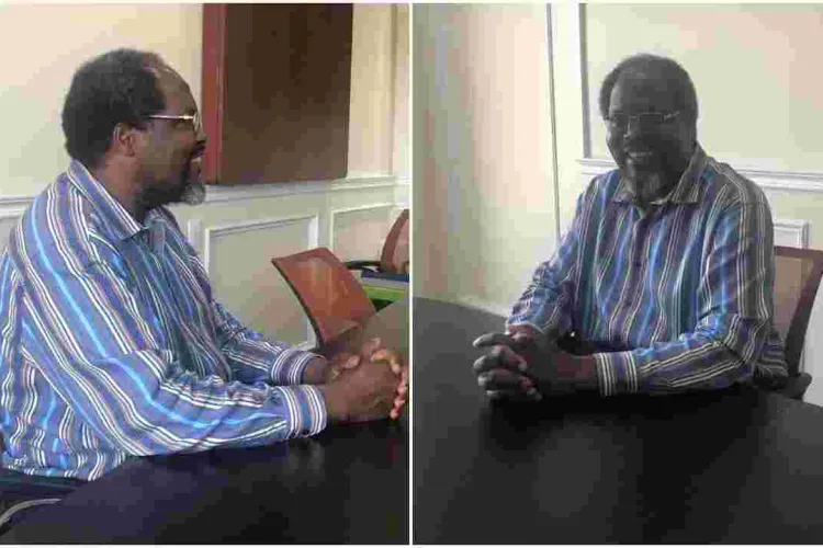 Pictures of Miguna Miguna Without His Signature Cap Sets Internet Ablaze