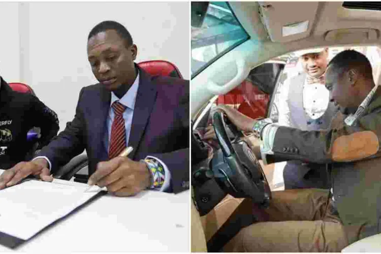 President Uhuru’s Look-Alike Michael Gitonga Gifted Brand New Car