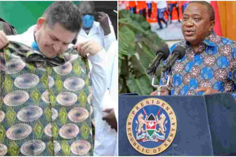 US Ambassador Kyle McCarter Moves to 'Out-Dress' Uhuru, Buys Kenyan-Made Shirts 
