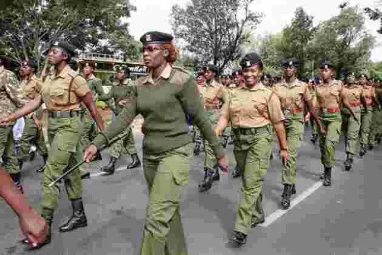 Kenyan Policewomen Warned Against Wearing Flashy Hairstyles, Nail Extensions 