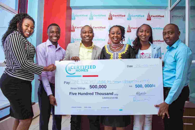 Relief as 10 Orphans Get Sh500,000 School Fees Sponsorship from Certified Homes Ltd