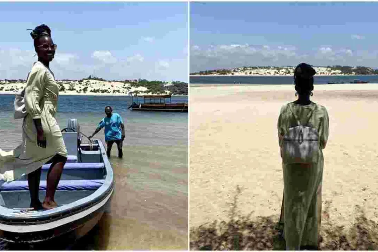 Hollywood Star Lupita Nyong’o Vacationing in Lamu 