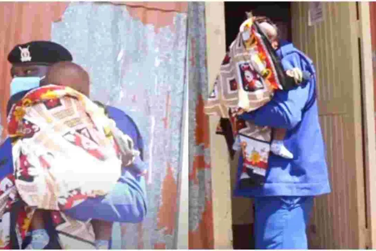 Policeman Praised for Babysitting for Teen Mother Sitting for KCPE Exam 