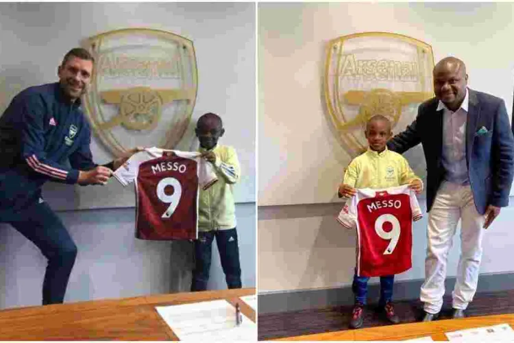 Kenyan Wonderkid Leo Messo Joins the Prestigious Arsenal Academy