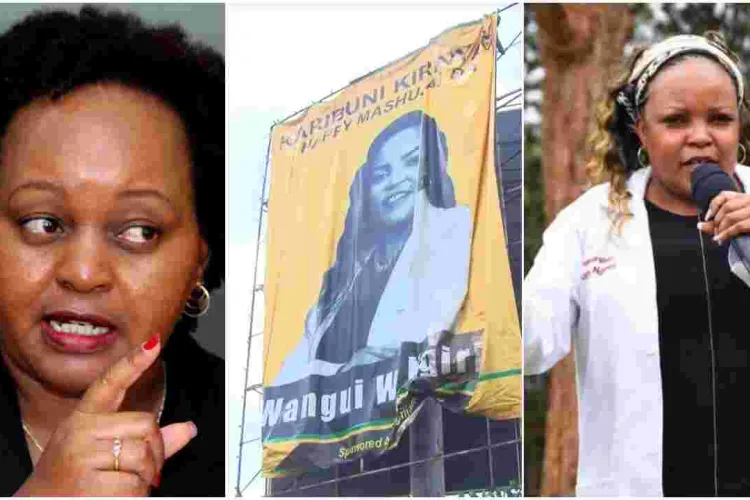 Kirinyaga County Supremacy Battle Intensifies as Waiguru and Ngirici Clash over Billboards